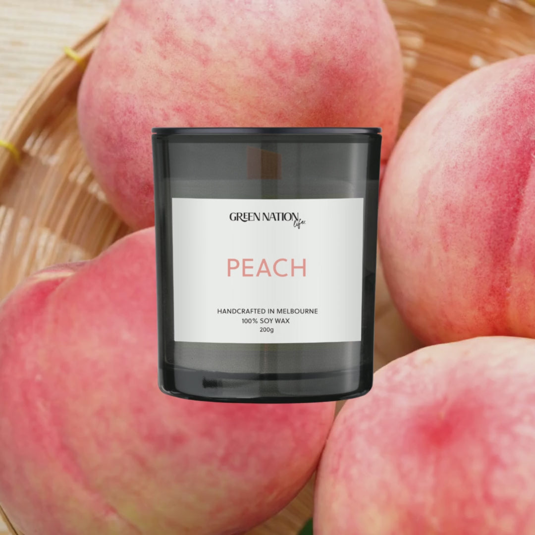 Soy Wax Candle 200gm - Peach