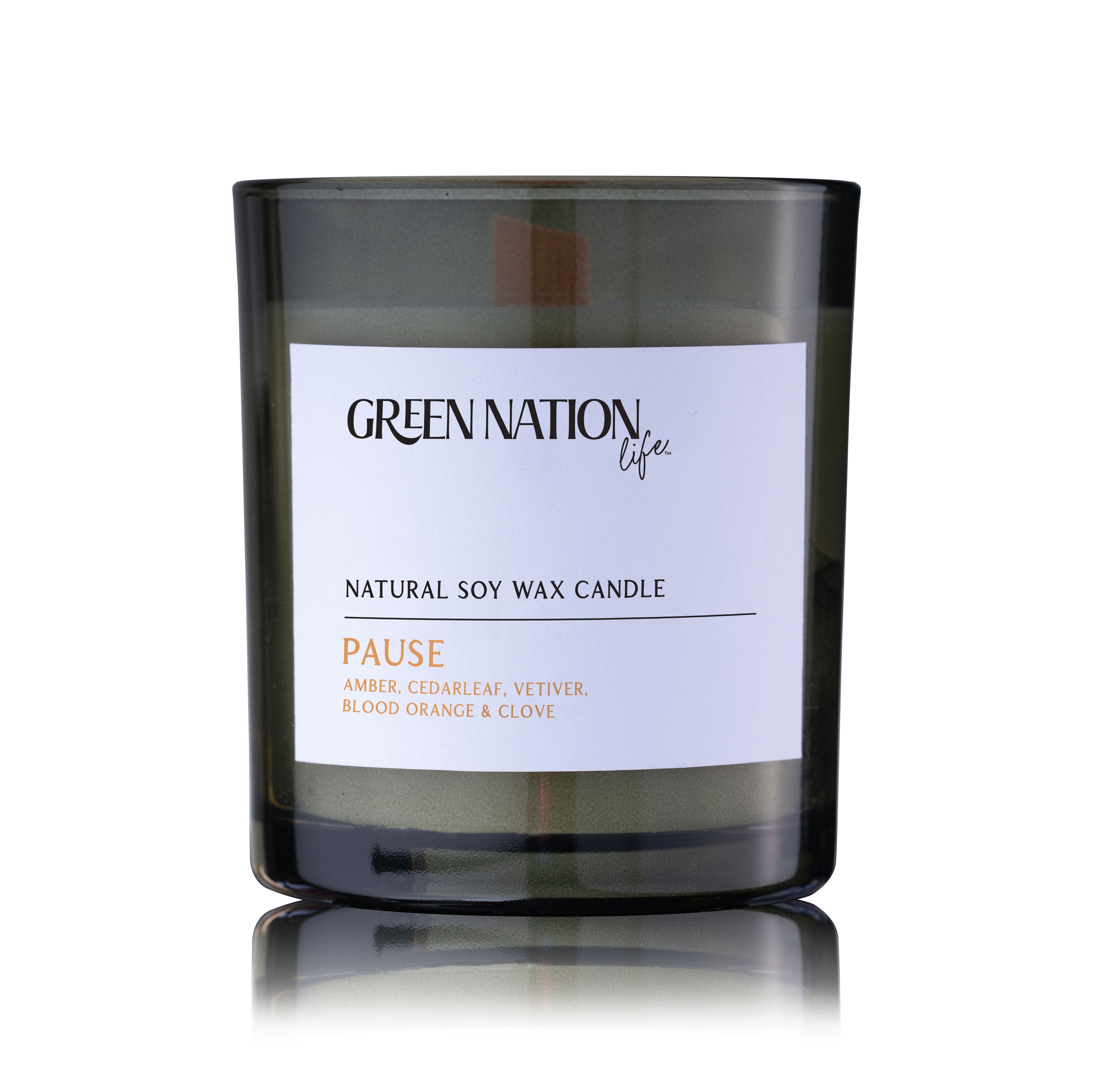 Luxurious Scented Soy Wax Candle 300gm - Pause