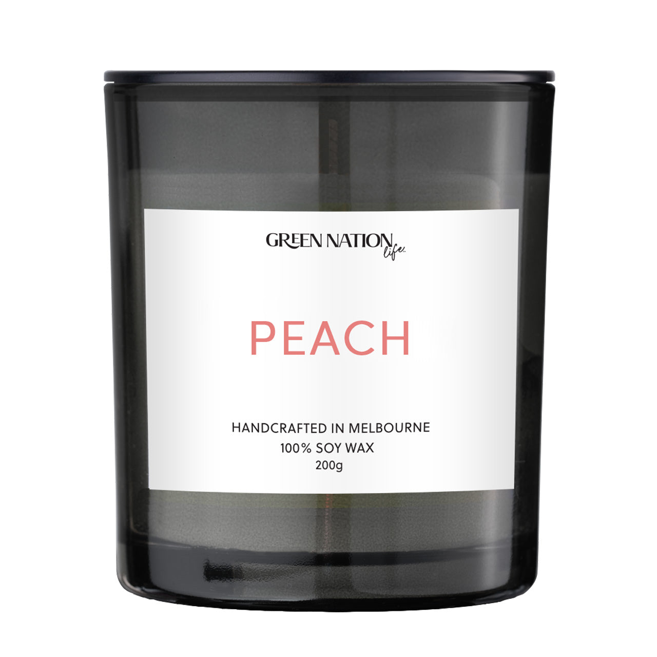 Soy Wax Candle 200gm - Peach